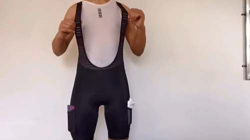 YKYWBIKE 4 pocket Men Cycling Bibs Shorts Breathable Padded MTB Bike Pro Bibs - Video 1 of 1