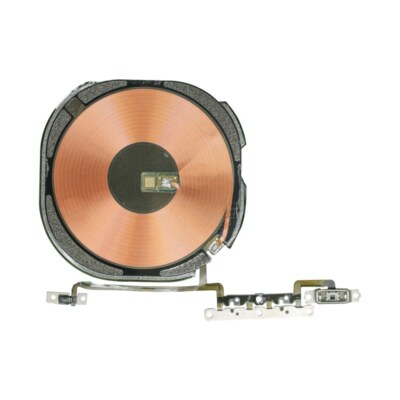 NFC Wireless Charging Coil Assembly with Button Flex for Apple iPhone XS