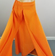 Vintage Moon Light Skirt Maxi Winged Orange Made IN USA Womens Size Medium