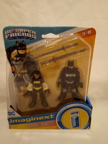 Fisher Price IMAGINEXT DC Super Friends BLACK BAT & NINJA BATMAN New - Picture 8 of 8
