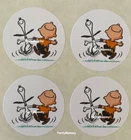 Beagle STICKERS, ENVELOPE SEALS, LABELS, 1.5", (30) ROUND, TAGS