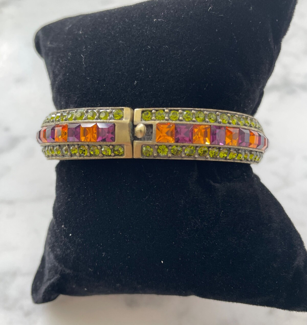 HEIDI DAUS- Unknown Pattern Lime, Orange, Purple … - image 2