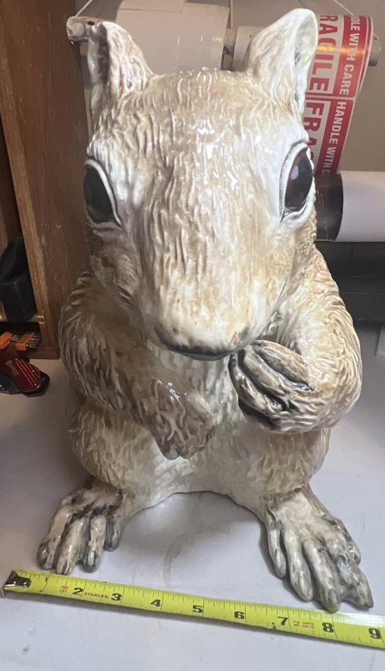 Figura Estatua Ardilla Cerámica Grande De Colección The Townsends 1972 FIRMADA Foto 4 de 4