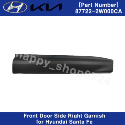 Genuine Hyundai Front Right Door Side Garnish - OEM RH Trim For Santa Fe 2013-2016 2 thumbnail image