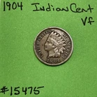1904-P Indian Head Cent / Penny VF Very Fine See Pictures