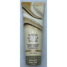 Bath Body Works Watm Vanilla Sugar Ultimate Hydration Body Cream 8 oz. New
