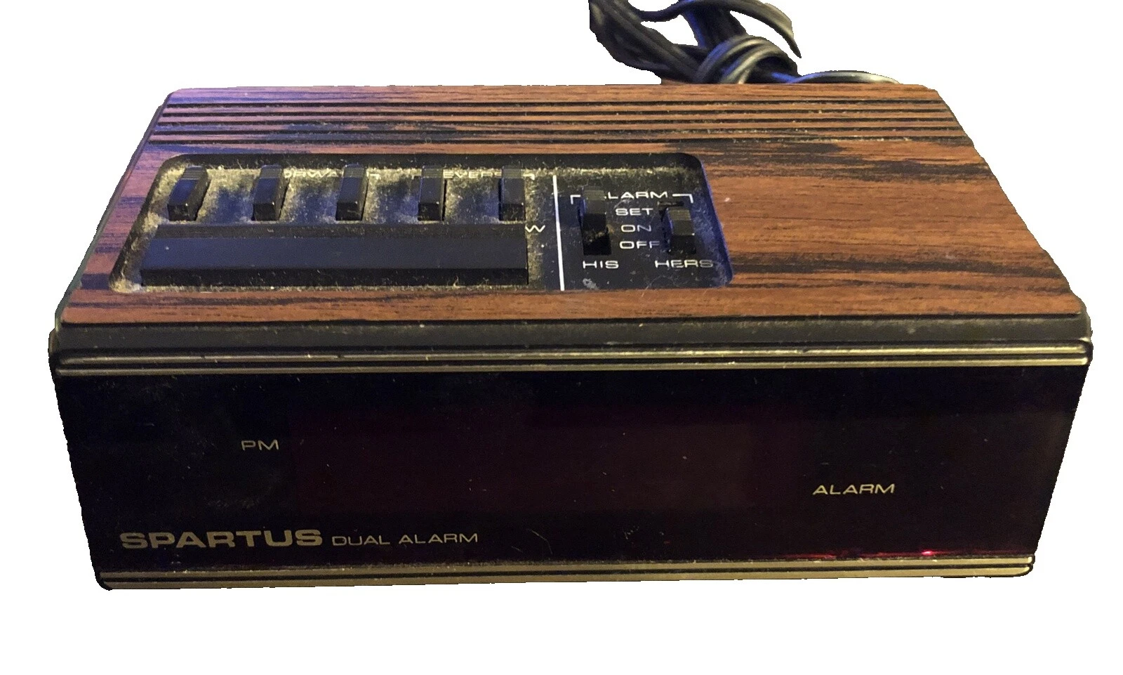 Relojes despertadores de abstracto Art Deco Madera y Radio Reloj