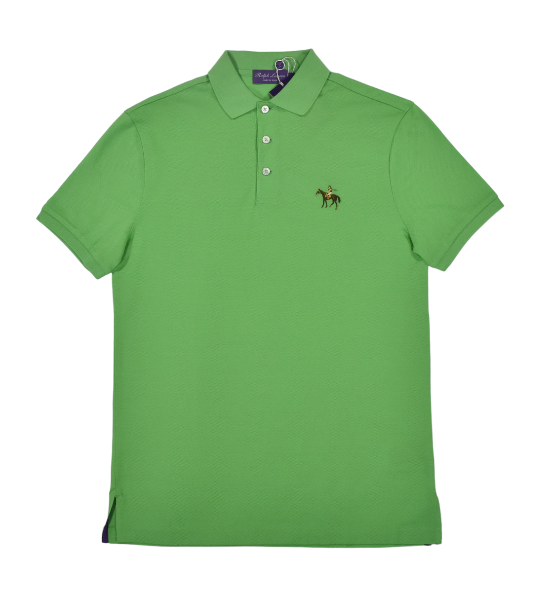 Ralph Lauren Purple Label Pique Standing Horse Equestrian Polo