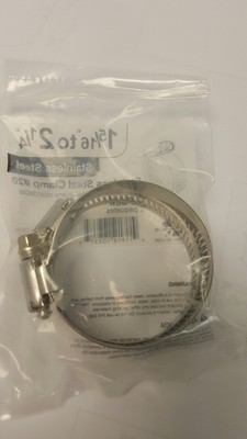  Stainless Steel Hose Clamp # 28 ... 1 5/16'' to 2 1/4''