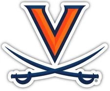 Virginia Cavaliers NCAA Weather Resistant Vinyl Die Cut Sticker Decal 02