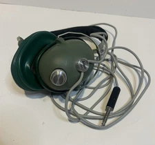 1960’s Koss Pro4 Stereo Headphones Olive Green 