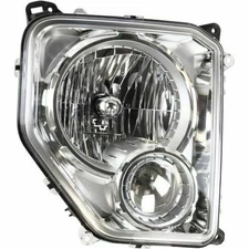 Passenger Right RH Headlamp Assembly fits 2008 2012 Jeep Liberty, WO/ Fog Lamp