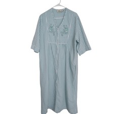 Vintage Collections Etc. House Coat Dress Large Casual Lounge Lightweight
