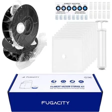 Reusable Vacuum Storage Bags Kit for 3D Printer Filament 10 Pack 35x40cm with 10