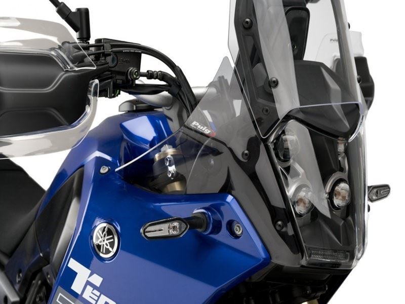 Puig Light Smoke Front Deflectors Yamaha Tenere 700 Explore Edition 2023-2025