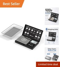 Versatile Pocket Scale 500g x 0.01g Jewelry, Food Coins with LCD Display