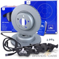 ATE Bremsscheiben Ø330 +Ceramic BelÄGe +Warnkontakt Vorne FÜR BMW 5-ER F10 F11