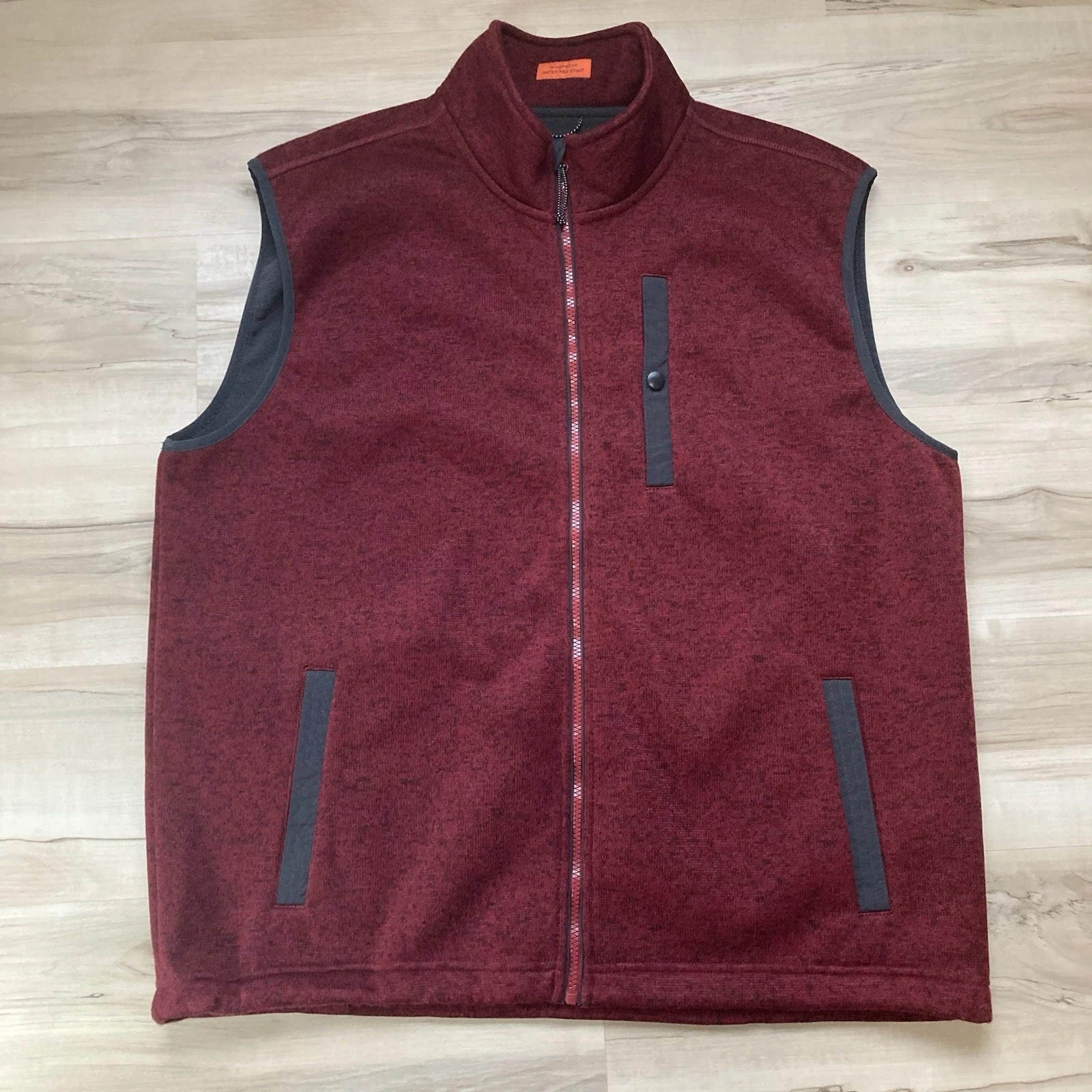 St. John’s Bay Fleece Vest Mens Size XL Performance Maroon
Opens in a new window or tab