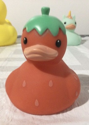 Target Bullseye 2023 Playground Collection STRAWBERRY Rubber Duck Bath EASTER