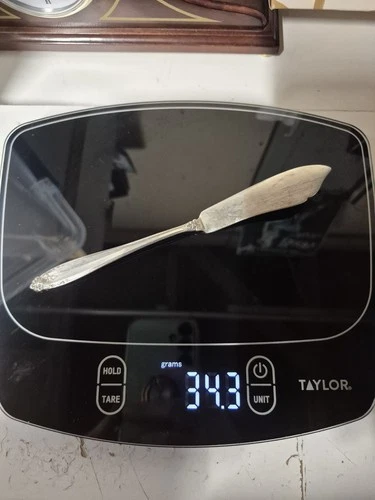 New ListingVintage International Sterling Silver Prelude Butter Knife 6.5” Floral Handle