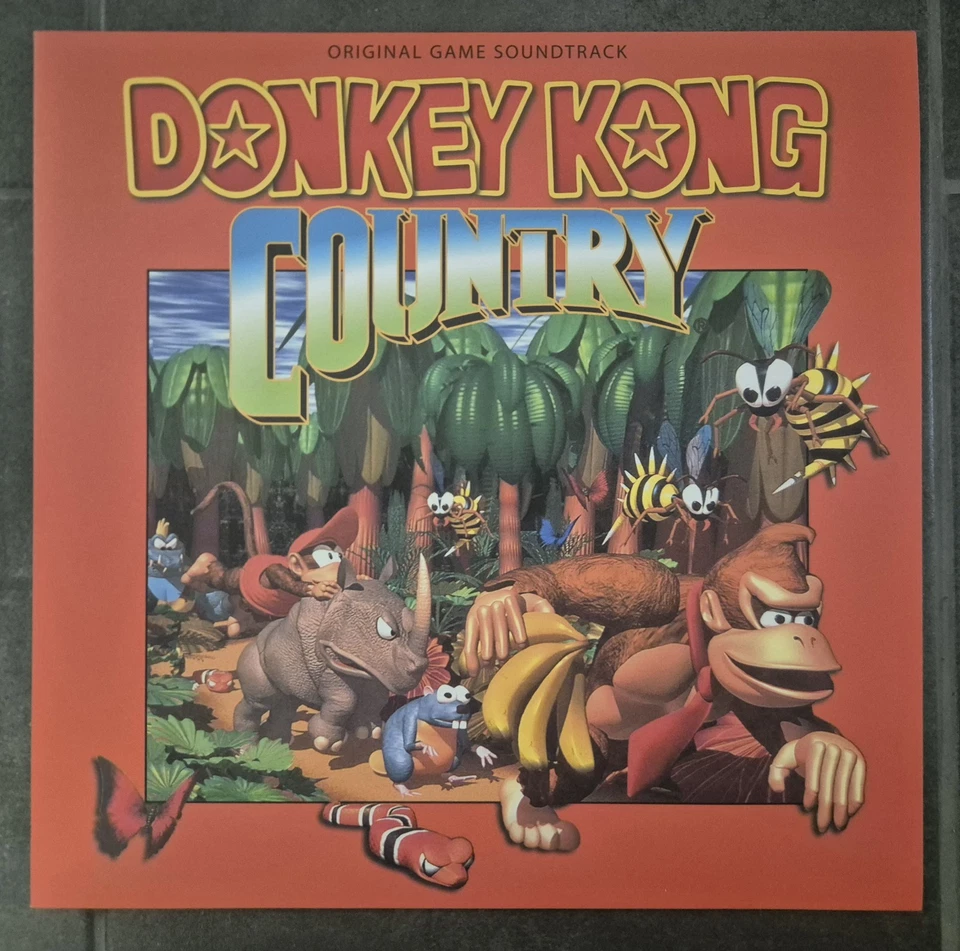 Donkey Kong Red Vinyl LP Orginal  Game SOUNDTRACK Limited Edition - Bild 1 von 4