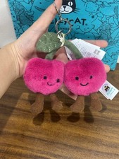 Black Friday Offer Jellycat Amuseables Cherries Plush Keychain Bag Charm