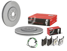 FRONT BREMBO BRAKE DISCS & PADS FOR JAGUAR F PACE SVR 5.0 AWD 395MM 