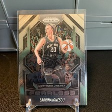 2025 Panini Prizm WNBA #1 Sabrina Ionescu Fearless - New York Liberty