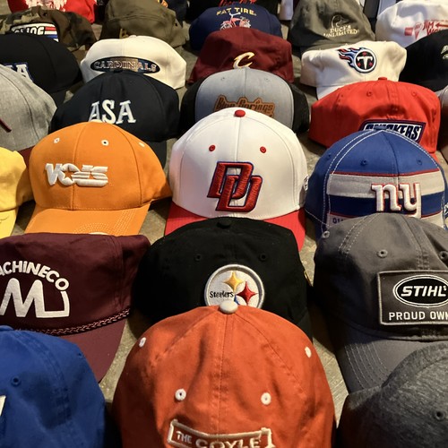 40 Hats - Lot Vols Falcons Giants Titans NFL PGA Tour Golf Cavs NBA Vintage Hat