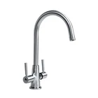 Bristan Monza Easyfit Kitchen Sink Mixer Tap with Swivel Spout, Brushed Nickel