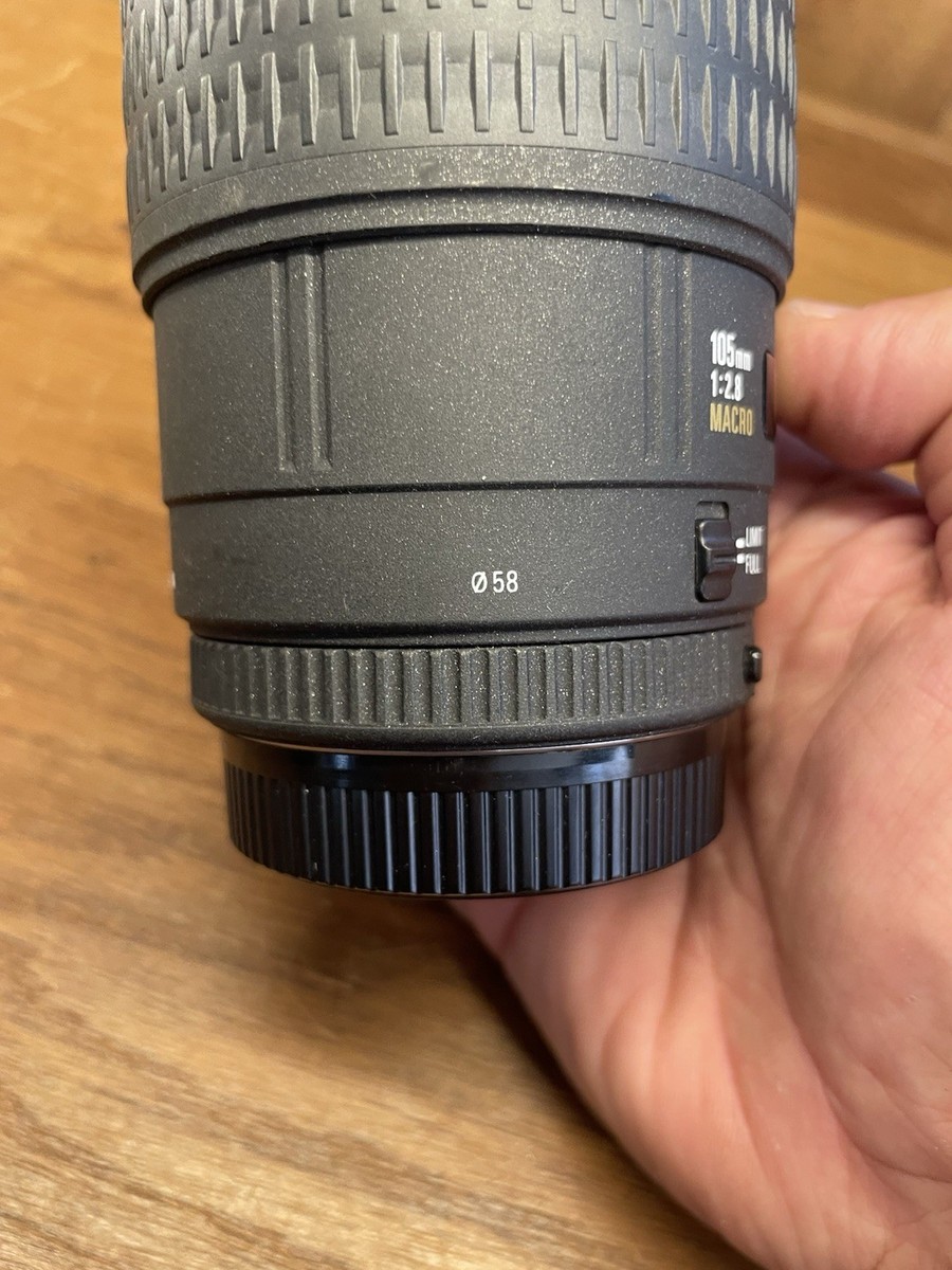 Tested : Almost Mint* SIGMA EX AF Macro 105mm F/2.8 Lens for
