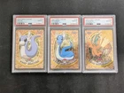 POKÉMON TOPPS CHROME SEQUENTIAL 147, 148, 149 PSA 10 DRAGONITE EVOLUTION LINE