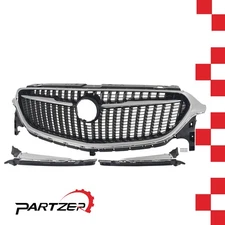Black Chrome Front Upper Centre Mesh Grille For Buick Enclave 2018-2021 84739632