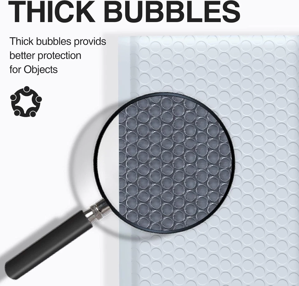 All Sizes 1-500 Poly Bubble Mailers Padded Envelopes Shipping Mailing Bags - Image 3 of 4