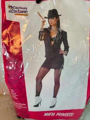Adult Sexy Mafia Princess Costume NWT Large $44.99