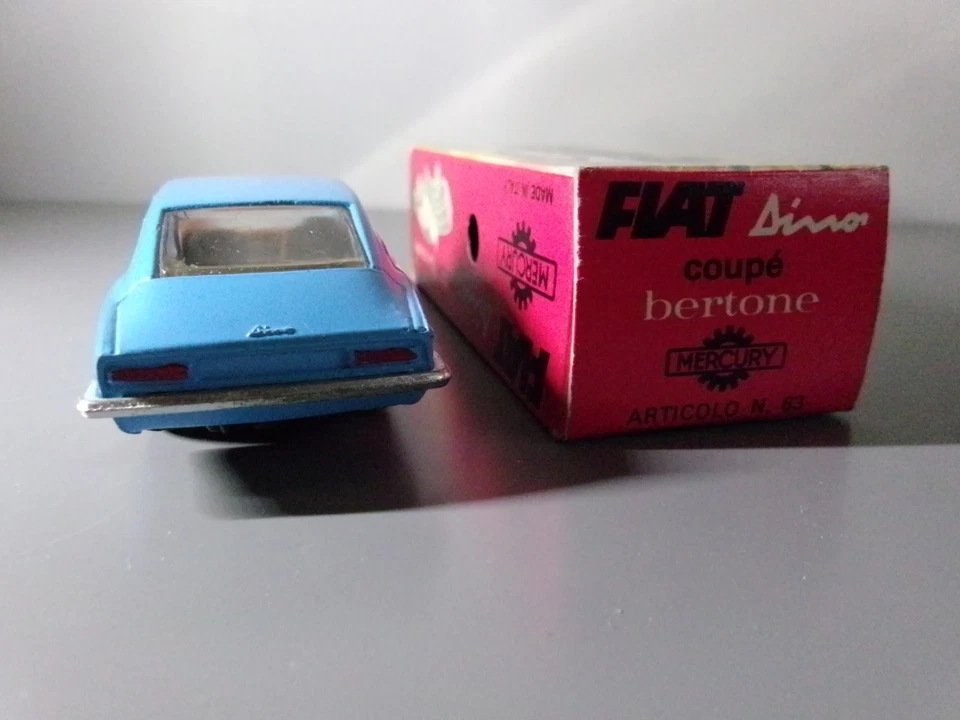MERCURY Fiat Dino coupè Bertone no.63 scale 1/43 Made in Italy - Immagine 4 di 4