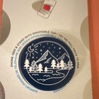 PopSockets PopGrip Phone Grip w/ Swappable Top, Blue & White Mountain Theme — photo 2