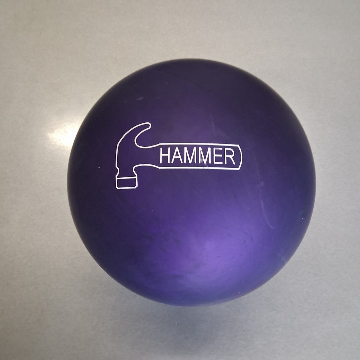 Hammer Purple Pearl Urethane purple pin bowling ball 15 LB. new in