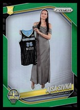 Ajša Sivka Chicago Sky 2025 Prizm Panini RC Green Prizm #85 WNBA