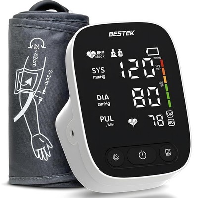 Blood Pressure Monitor Automatic Arm Digital Large LED 9 -17 BESTEK Portable