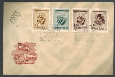 Briefumschlag Ganzsache Satzbrief Ungarn bartok bela 1955