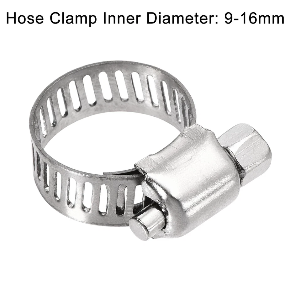 2Pcs Barb Hose Fitting 12mm OD Y Shape Pipe Connector Brass with Hose Clamps - Image 3 of 4