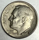 1964-D Roosevelt Dime - Circulated Condition - 90% Silver - US Coin - 3168