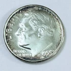 1955 ROOSEVELT DIME PROOF 90% SILVER MS MINT STATE DETAILS FREE SHIPPING #8498