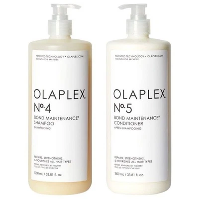Olaplex No 4 Bond Maintenance Shampoo & No 5 Conditioner Twin 2 x 1000ml