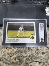 2022 Tim Anderson Topps Archives Throwback Variation RARE!!!! 1:22,487 POP 1 !!