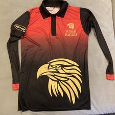 Punjabi Eagles - Cricket Jersey - Long Sleeve - Tarsons - Adult Size M - NAVI