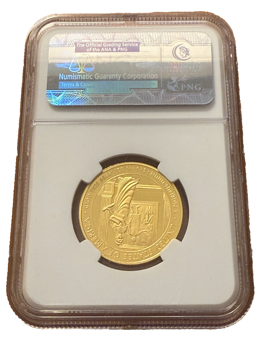 金のわらじ 999.9 MITSUMASA GOLD US 2007 W Gold 1/2 oz $10 NGC PF70UC First Spouse Series - Dolley