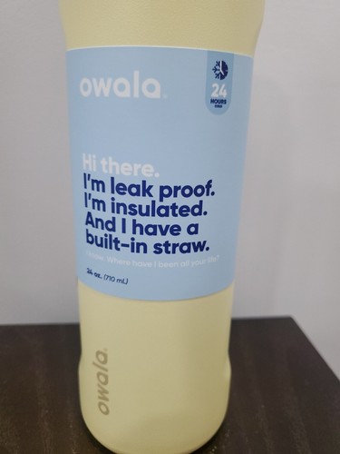 Owala FreeSip Stainless Steel Water Bottle / 24oz / Color: Sour Smiles - Imagen 2 de 9