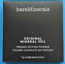 BareMinerals Original Mineral Veil Pressed Setting Powder 0.3oz Sheer LIGHT